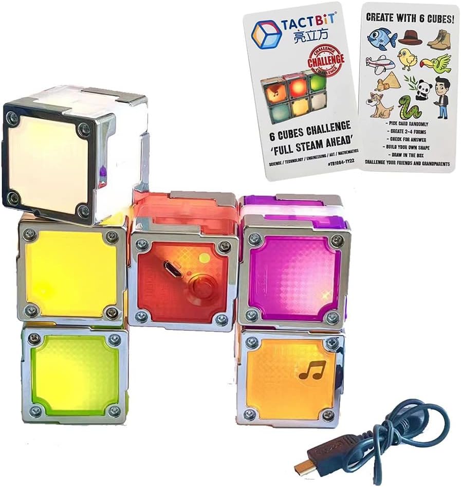 12-Cubes Ignites The STEAM Talents of Future Inventors Like Elon Musk, from Aged 1 and up Cubes: The Best Magnetic, Electronic Building Blocks for Toddlers.