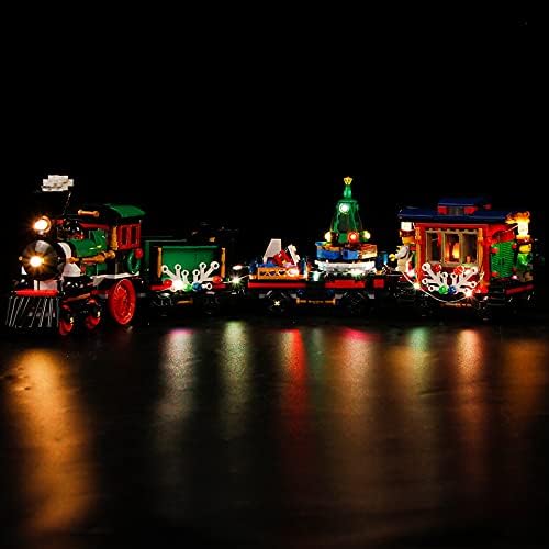 Light Kit for Lego Winter Holiday Train 10254 (Lego Set is not Included) (Classic)