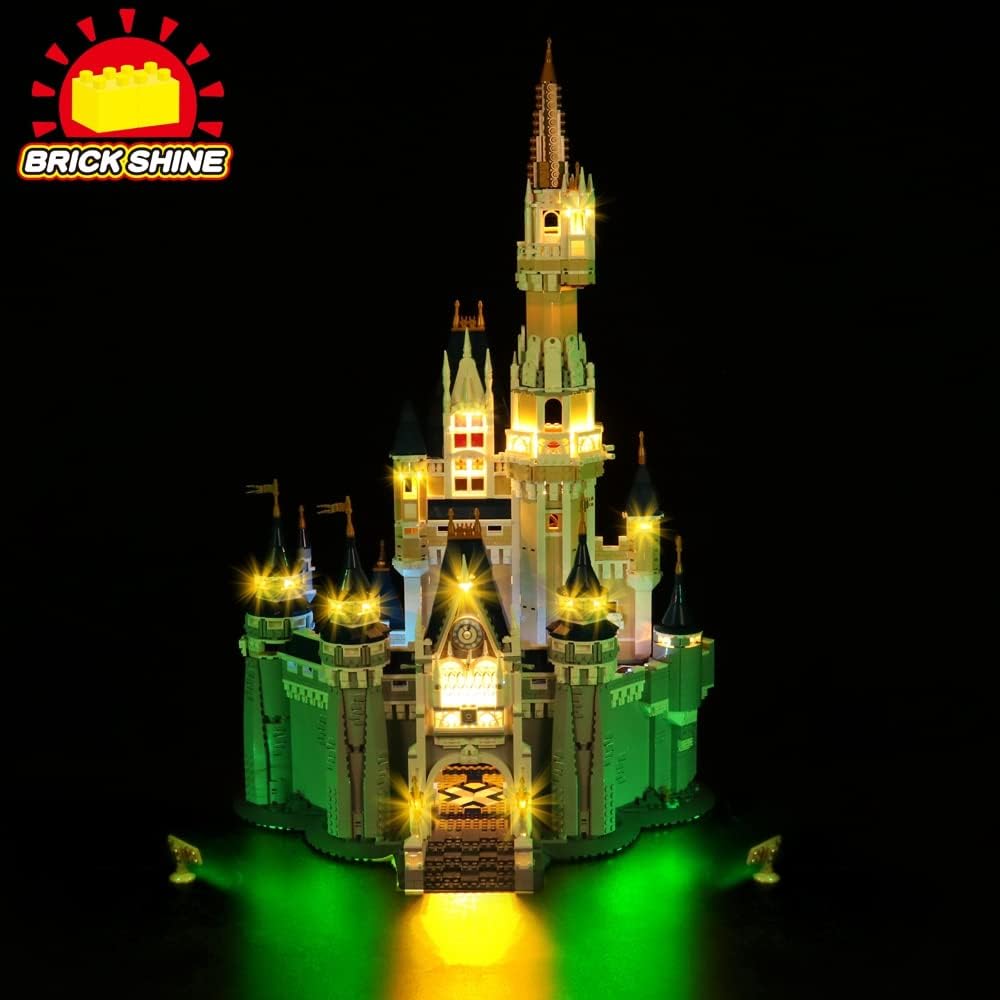 GC Light Kit for Lego® The Disney Castle 71040 (Lego Set is not Included) (Remote)