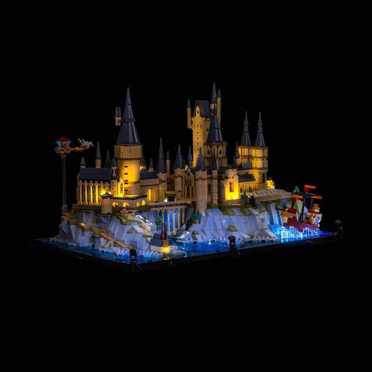 Light My Bricks Light Kit Compatible with Lego Harry Potter Hogwarts Castle and Grounds 76419 (Set Not Included)