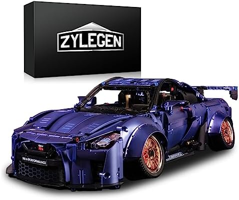 ZYLEGEN Race Car Model Building Kit, 1:8 Scale Advanced Collectible Sports Car Set for Adults, Ultimate Cars Concept Series, Construction Kit Great Gift for Car Lover(2,978Pcs)