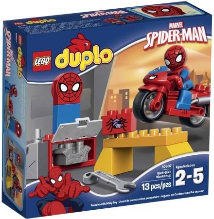 LEGO DUPLO Marvel Spider-Man Web-Bike Workshop Building Set 10607 WLM