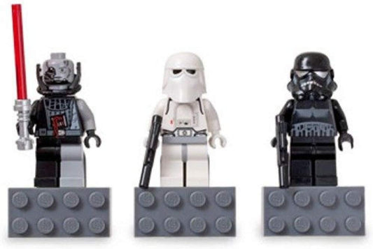 LEGO Star Wars 2010 Exclusive Magnets Set #4560062 Darth Vader, Snowtrooper,