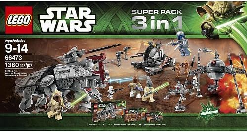 LEGO Star Wars Super Pack 3 in 1 Combo (66473)