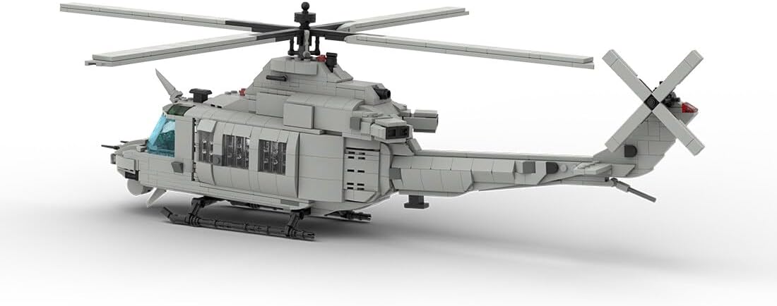 1/35 CH-53E Super Stallion Military Helicopter Set, 2192Pcs Technic Airplane Building Blocks for Kids Adults, MOC Military Helicopter Toys, MOC-127265