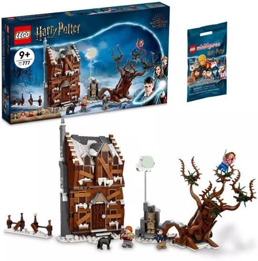 LEGO Harry Potter The Shrieking Shack & Whomping Willow Building Kit + Bonus Mystery Minifigure