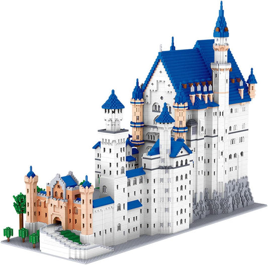 World Famous Architecture Swan Stone Castle Model (11810pcs) DIY Micro Building Blocks Mini Bricks Toy for Kids and Adults