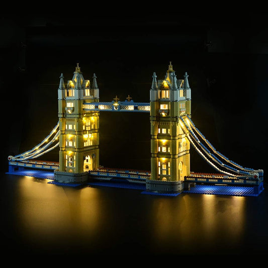 LED-Lighting-kit for Creator Expert Tower Bridge, Compatible with LEGO-10214 Building Block Model,Not Included Model