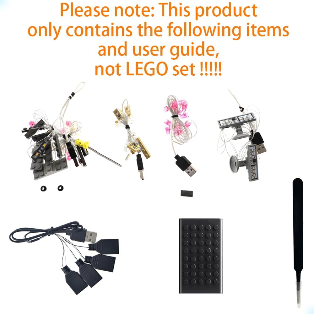 2023 Version LED Light Kit Compatible with Lego 2023 Disney Castle 43222 (Model Set Not Included)