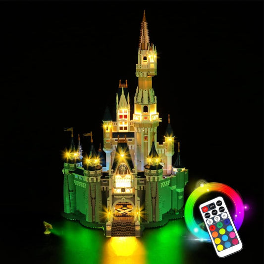 LED Light Kit for Lego 71040 Disney Castle, USB Connecting Lighting Set Compatible with Lego 71040(Lights Only, No Lego Models) (Classic)