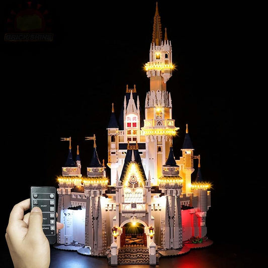 Light Kit for Lego® The Disney Castle 71040 (Lego Set is not Included) (Remote)