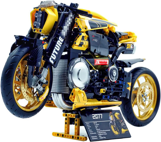 Technics Motorcycle for Lego BMW - 925 pcs Technics Motorbike Building Block, Compatible with Lego