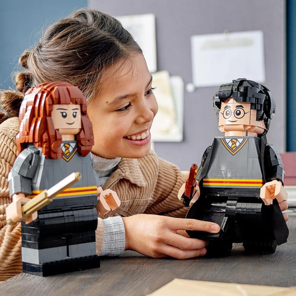 Lego Wizarding World Iconic Brick-Built Harry & Hermione 76393 Building Set for ages 10+ years