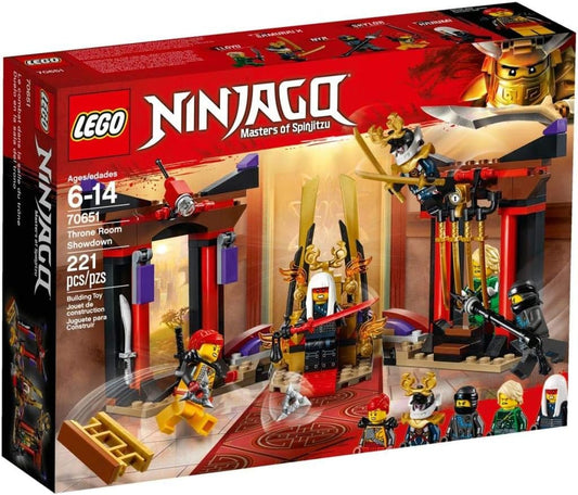 Ninjago Masters of Spinjitzu, Throne Room Showdown Building Set Construction Toy For Kids