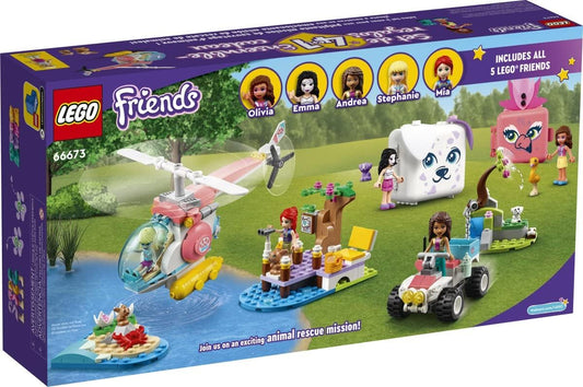 LEGO Friends Animal Gift Set 66673 with Friends Olivia, Emma, Mia, Andrea, and Stephanie