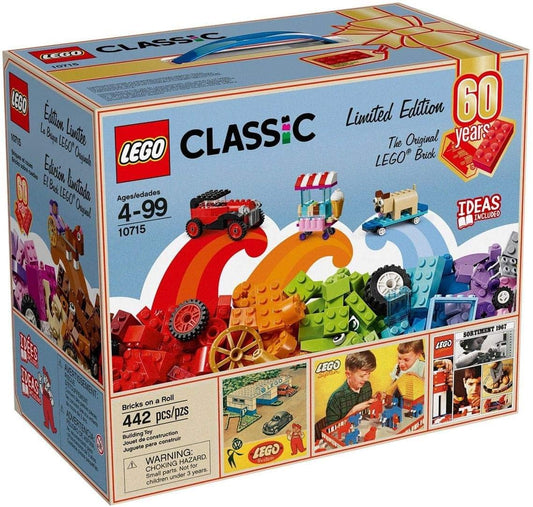 LEGO Classic Bricks on a Roll 10715-60th Anniversary Limited Edition - 442 Pieces Exclusive