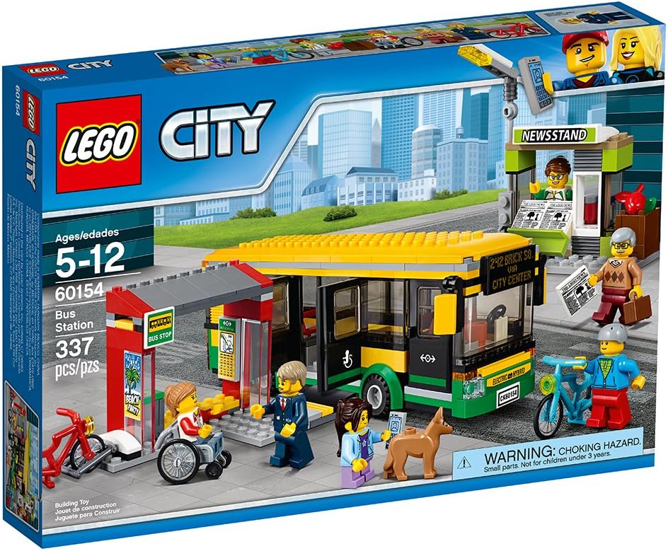 LEGO City Town Bus Station 60154 Building Kit (337 Piece)