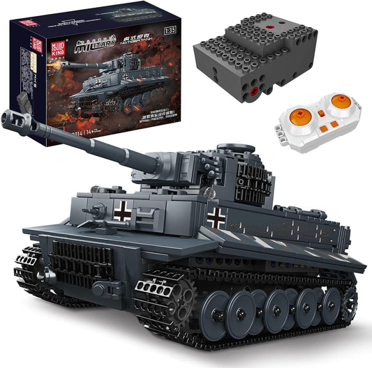 [Remote/APP Control]Mould King MOC Leopard 2 Tank Building Block Kits, Military Vehicle Model Construction Block Sets, Adult Collectible Model Kits, Boy Toys for Christmas and Birthday Gifts(1091PCS)