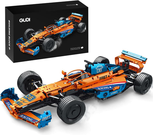 F1 Race Car Building Sets, 1:8 MOC Model Cars Building Kit, Technic Building Block Toy for Adults, Collectible Display Home Decor, Ideal Gifts for Men Women Boys Teens Adults