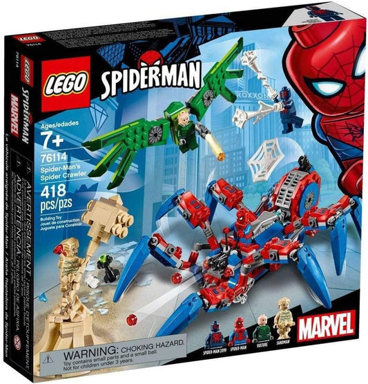 LEGO Marvel Spider-Man: Spider-Man's Spider Crawler 76114 Building Kit (418 Pieces)