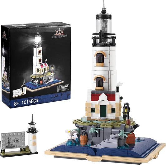 YOIFOY Lighthouse & Fishing Boat Building Set for Teens and Adults,Collectible and Display Building Kit,Ideal Building Toys for Boys and Girls Ages 8+,New 2023 (1677 PCS)