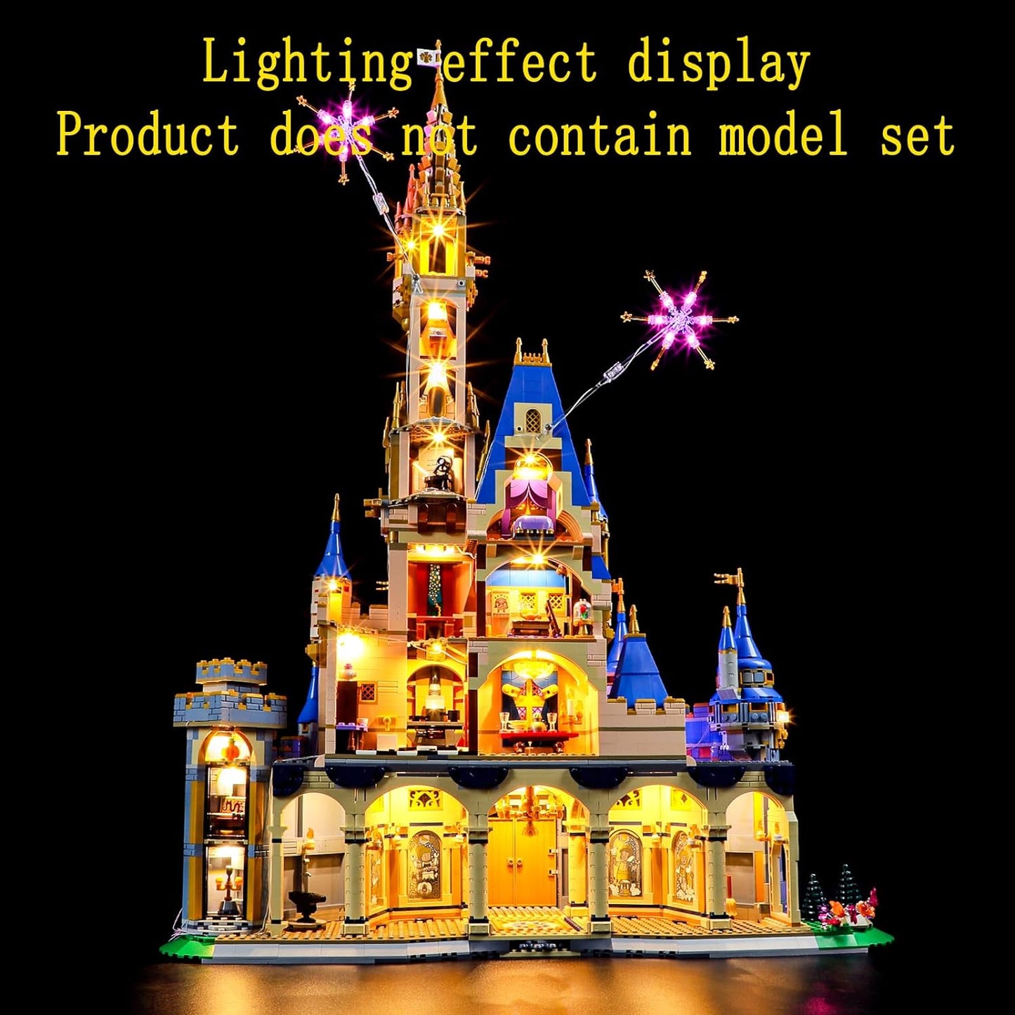 2023 Version LED Light Kit Compatible with Lego 2023 Disney Castle 43222 (Model Set Not Included)