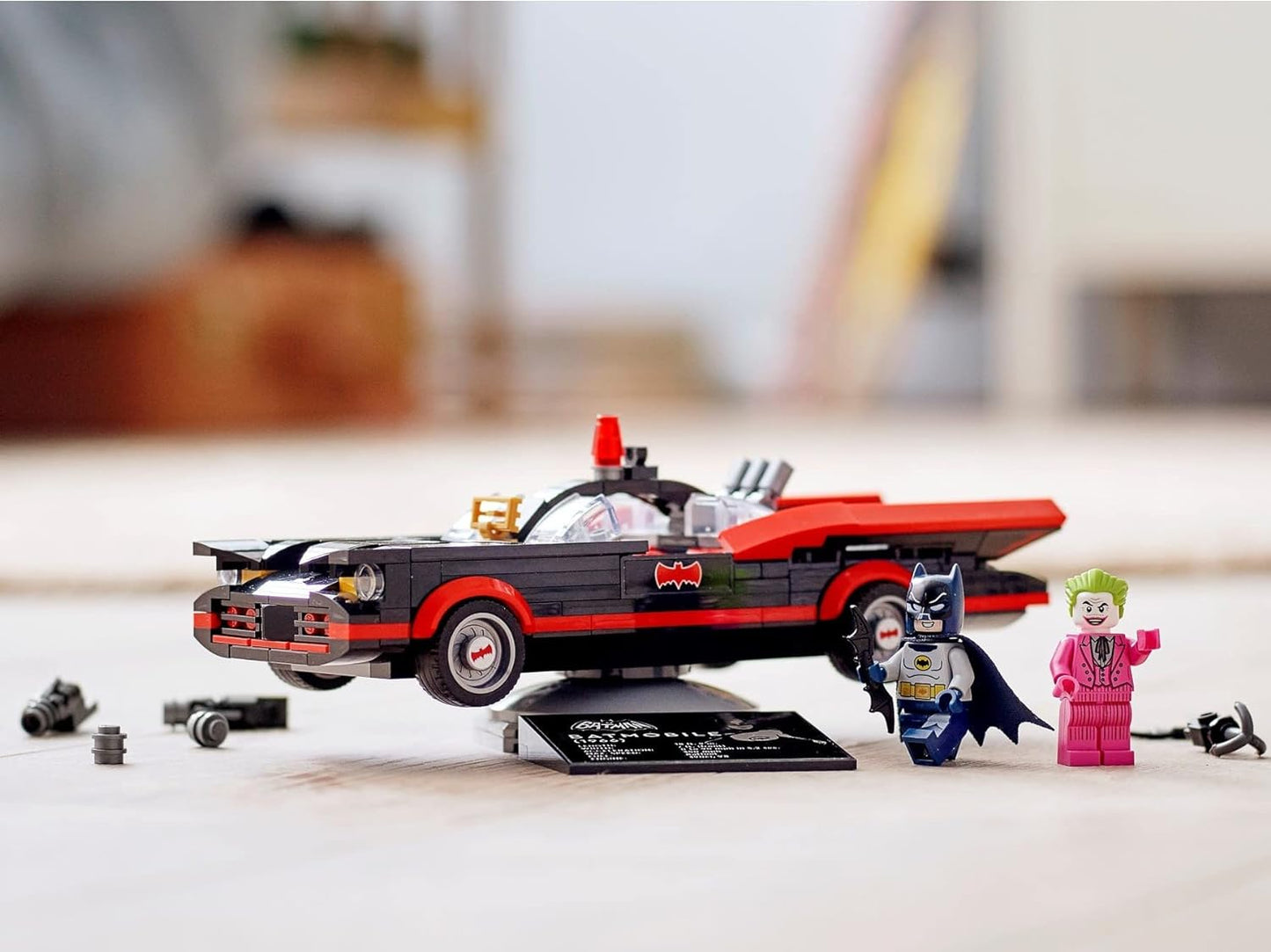 Lego Batman Classic Batmobile 76188 Building Toy with Joker Minifigure Authentic Construction Block Set