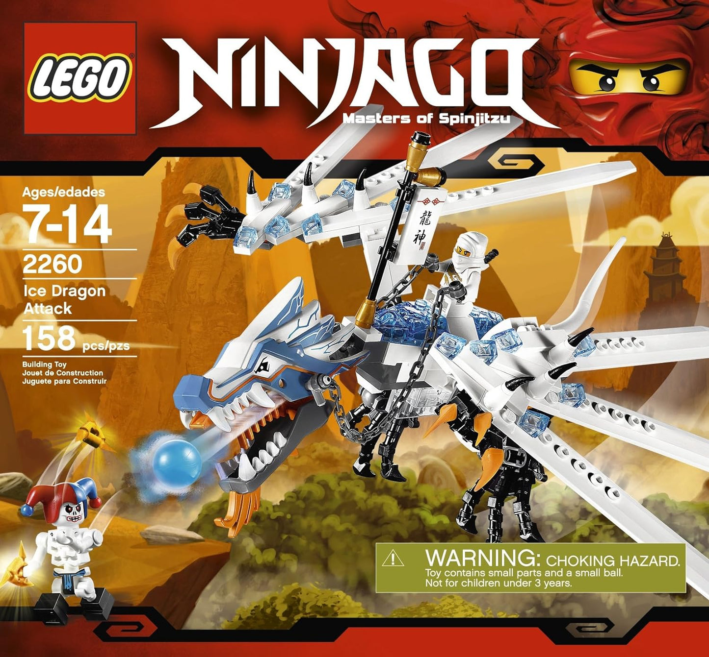 LEGO Ninjago Ice Dragon Attack 2260