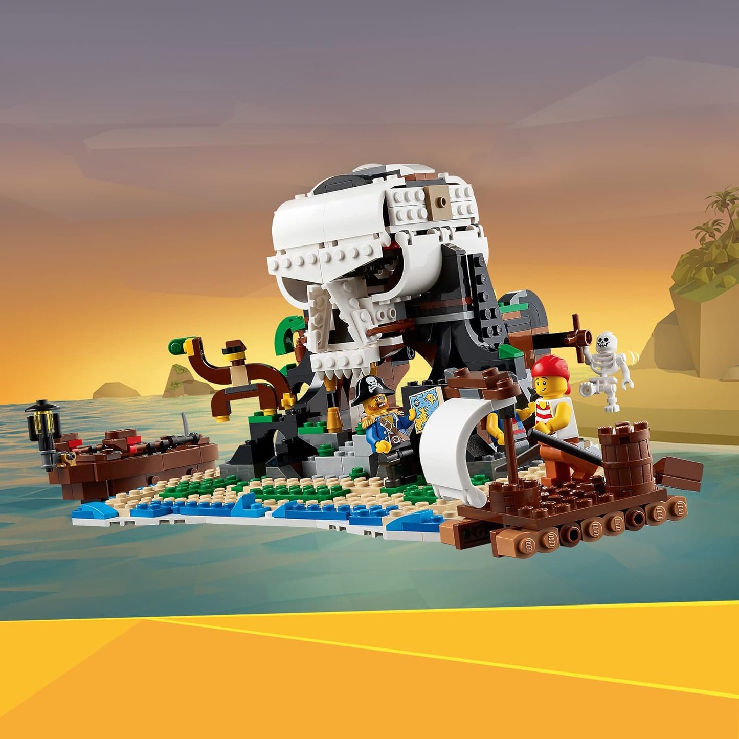 LEGO® Creator 3in1 Pirate Ship 31109 Building Playset;Pirates and Model Ships