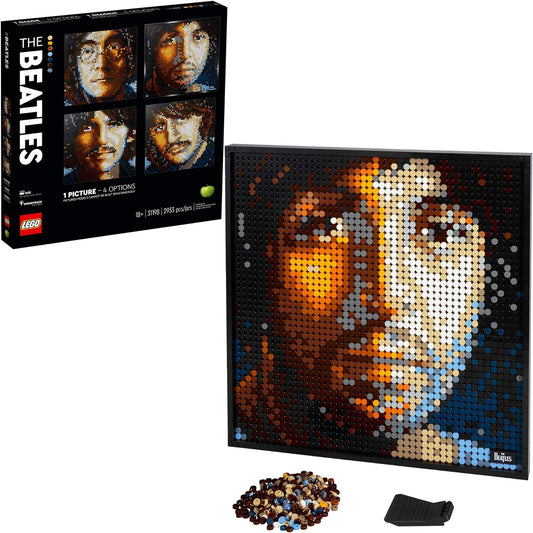 LEGO Art The Beatles 31198 Collectible Building Kit; an Inspiring Art Set for Adults That Encourages Creative Building and Makes a Great Gift for Music Lovers and Beatles Fans (2,933 Pieces)