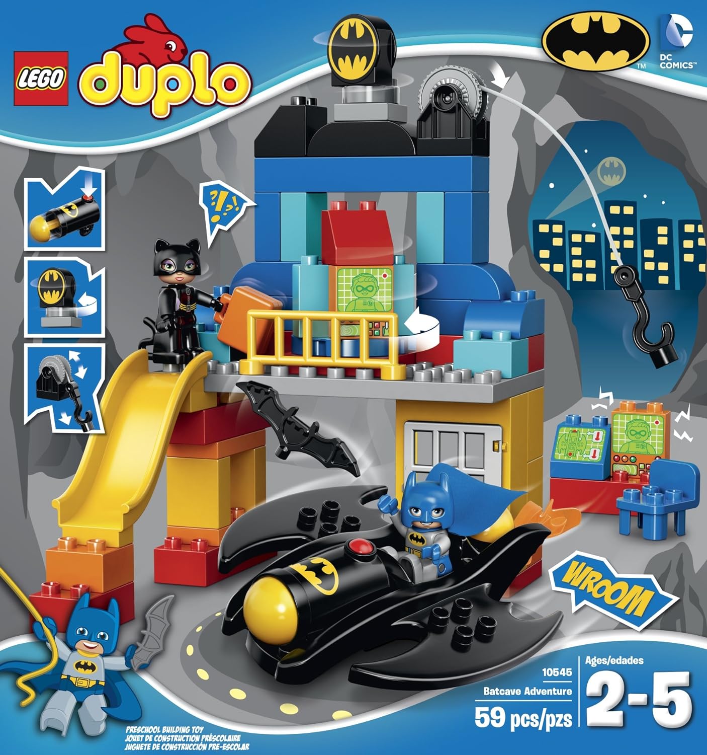 LEGO DUPLO Super Heroes Batcave Adventure 10545 Building Toy