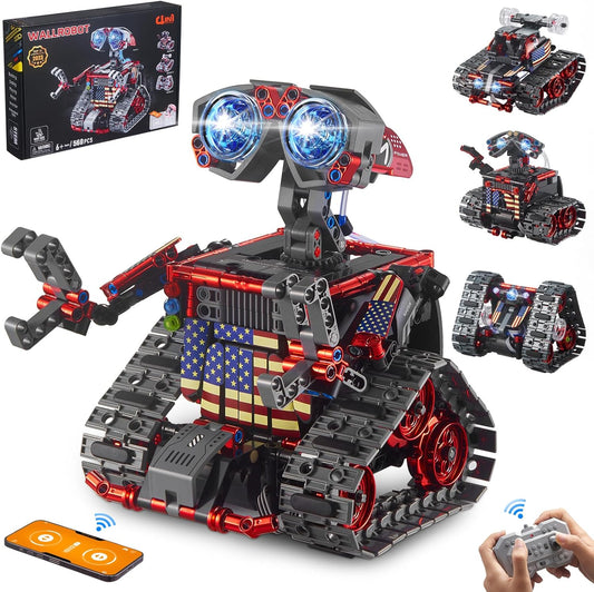 Sillbird Technic Robot Building Kit for Kids 6-12, 4in1 Remote APP Controlled Educational STEM Toys Stunt Racer Coding Robotic Set Creative Gifts for Boys Girls, New 2024 (560 Pieces)