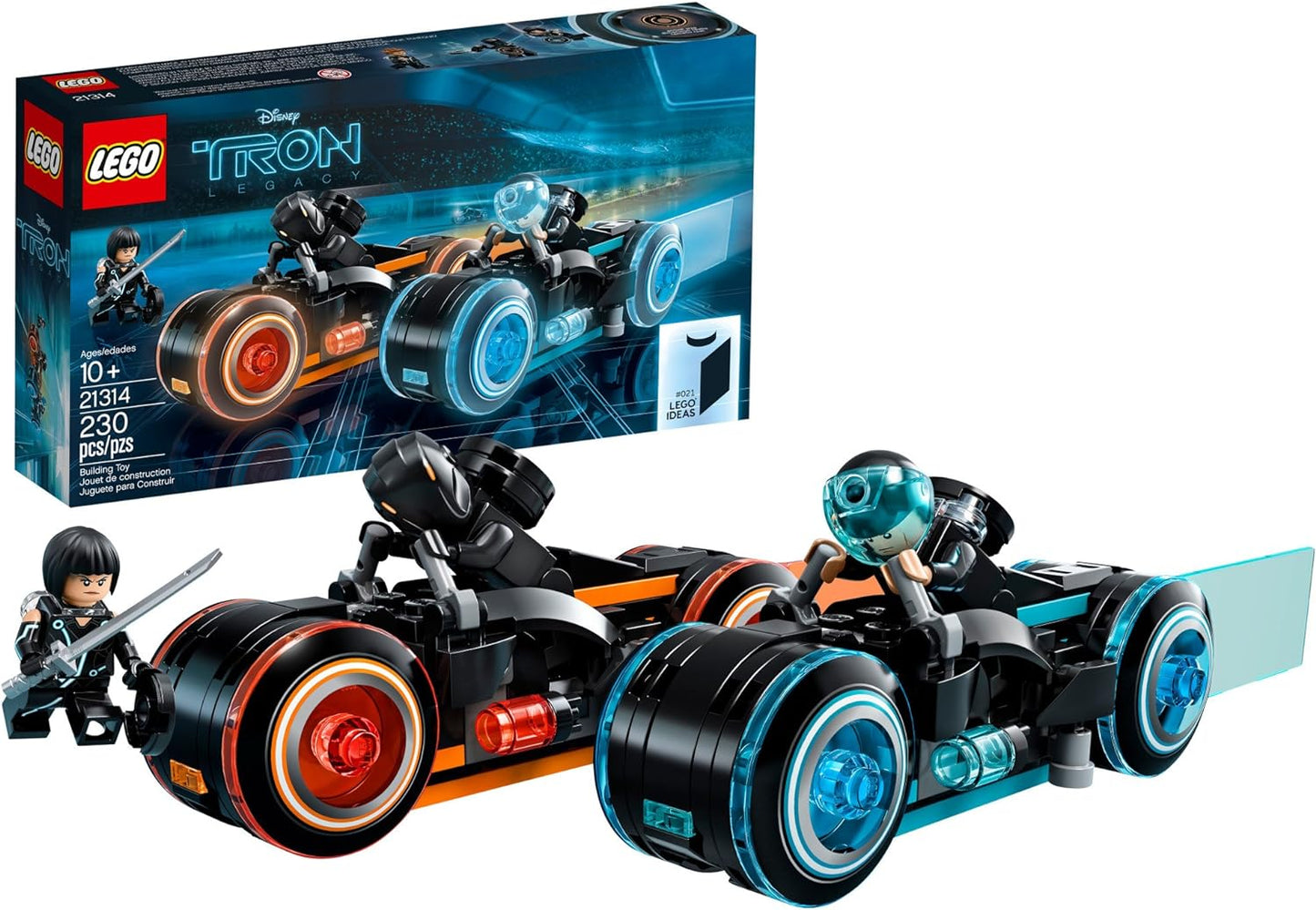 LEGO Ideas TRON: Legacy 21314 Construction Toy inspired by Disney’s TRON: Legacy movie (230 Pieces)