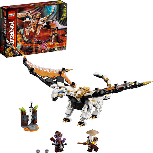 LEGO NINJAGO Wu’s Battle Dragon 71718 Ninja Battle Set Building Kit Featuring Buildable Figures (321 Pieces)