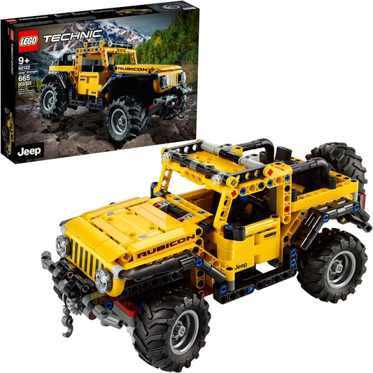 LEGO Technic Jeep Wrangler 4x4 Toy Car 42122 Model Building Kit - All Terrain Off Roader SUV Set, Authentic and Functional Design, STEM Birthday Gift Idea for Kids, Boys, and Girls Ages 9+