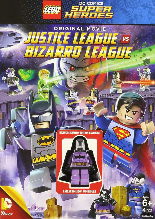 LEGO: DC Comics Super Heroes: Justice League vs. Bizarro League wFigurine (DVD w/LEGO Batman $5 Movie Money)