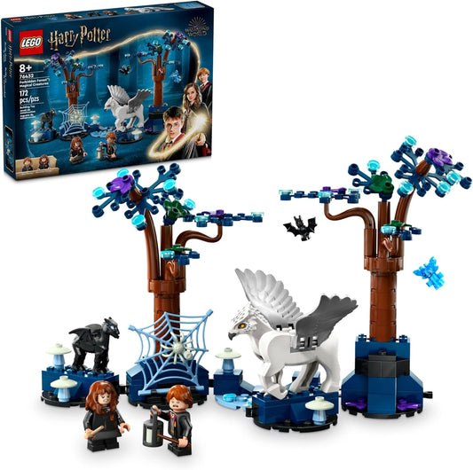 LEGO Harry Potter Forbidden Forest: Magical Creatures, Glow in The Dark Toy for Kids with Buckbeak and Thestral Fantasy Animal Figures, Harry Potter Gift Idea for Girls and Boys Ages 8 and Up, 76432