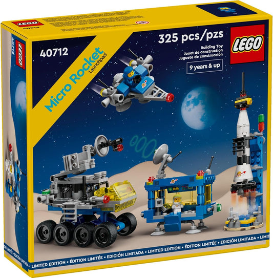 Lego® 40712 Micro Starter Ramp Classic Space Limited Edition Astronaut Space Set 325 Pieces
