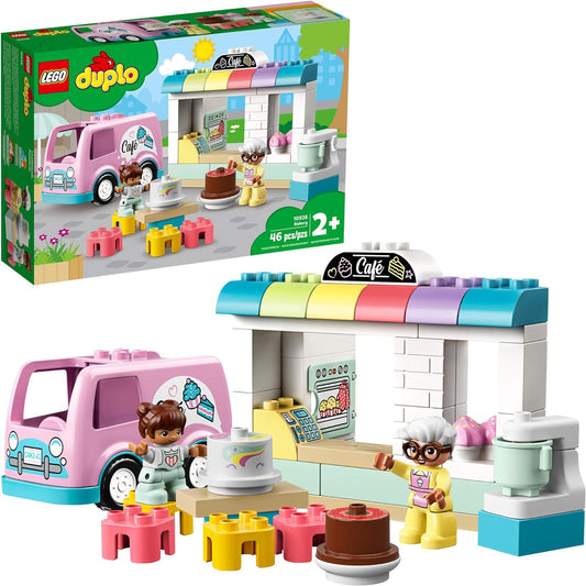 LEGO DUPLO Town Bakery 10928 Educational Play Café Toy for Toddlers, Great Gift for Kids Ages 2 and Over (46 Pieces)