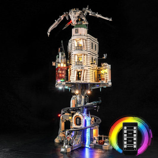 LED Light Kit for Lego Harry Potter Gringotts Wizarding Bank – Collectors' Edition 76417 Building Set, Creative Lighting kit Compatible with Lego 76417 (Lights Only, No Lego Set)