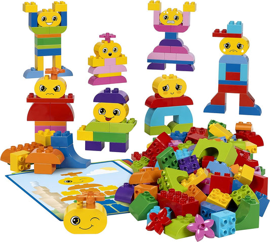 Lego Build Me Emotions DUPLO Set 45018, Social Emotional Fun Development Toy for Girls and Boys Ages 3 and up (188 Pieces)