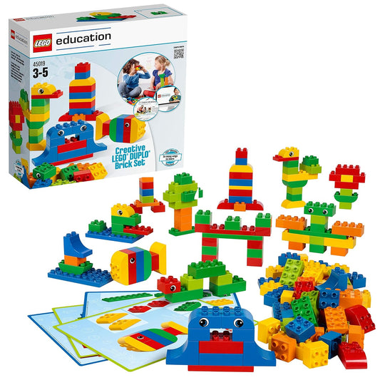 Creative Lego DUPLO Brick Set 45019 Fine Motor Skill Developmental Toy for Girls and Boys Ages 3 and up (160 Pieces)