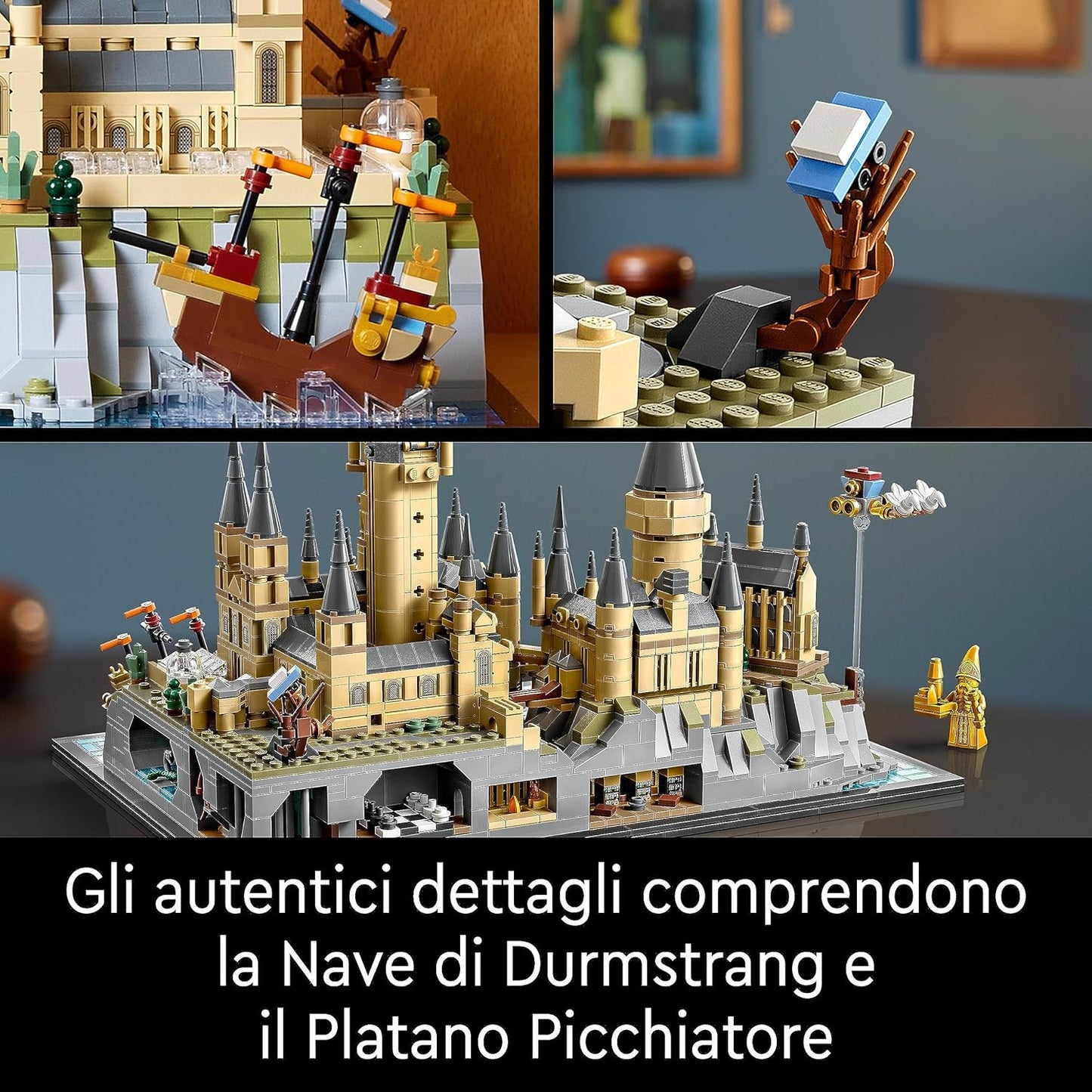 LEGO® Harry Potter™ Hogwarts™ Castle and Grounds 76419 Building Set; for Adult Fans; Detailed Buildable Display Model; Recreate an Iconic Location in The Wizarding World (2,660 Pieces)