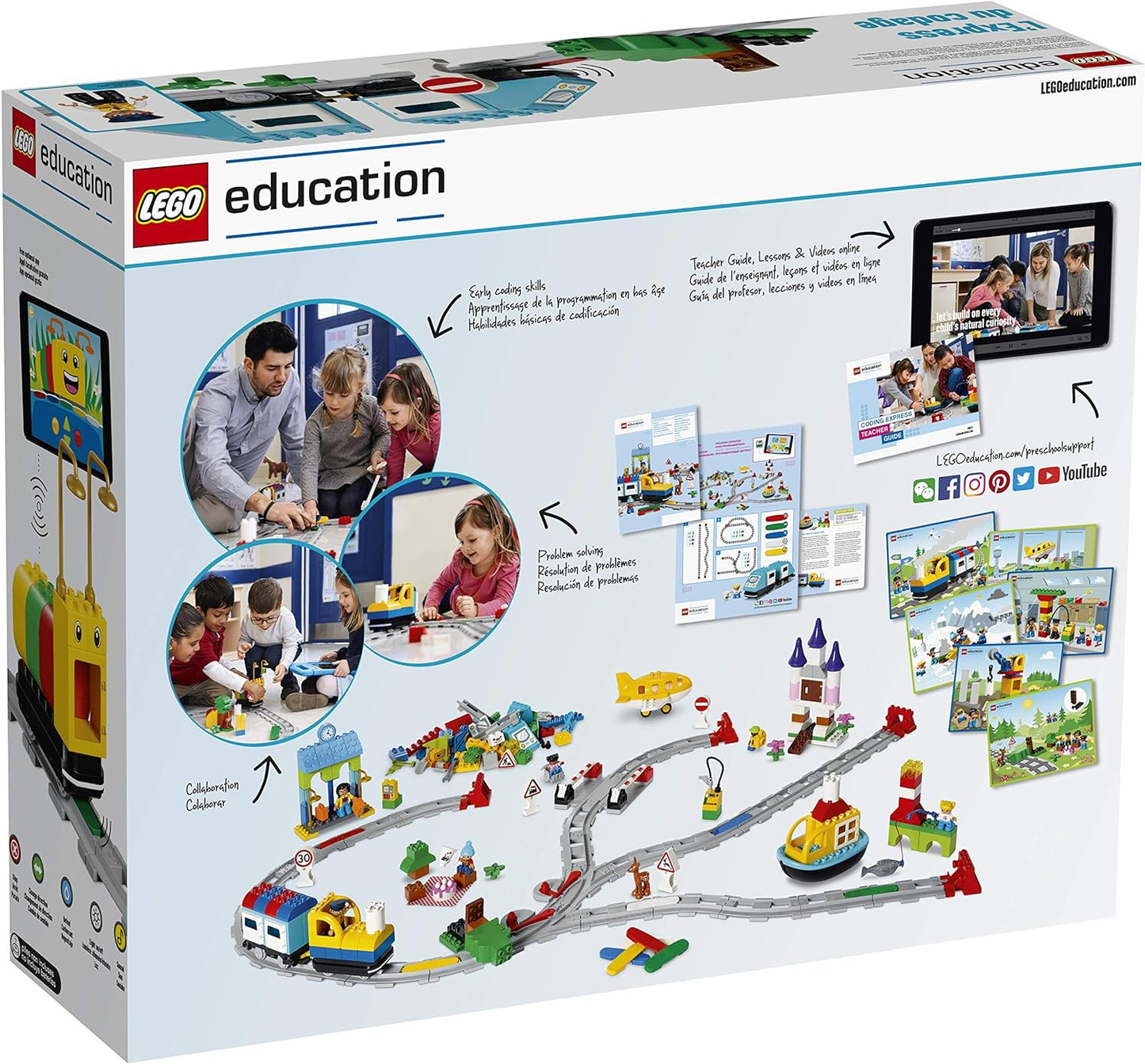 LEGO Education DUPLO Coding Express 45025, Fun STEM Educational Toy, Introduction to Steam Learning for Girls & Boys Ages 2 & Up (234Piece)