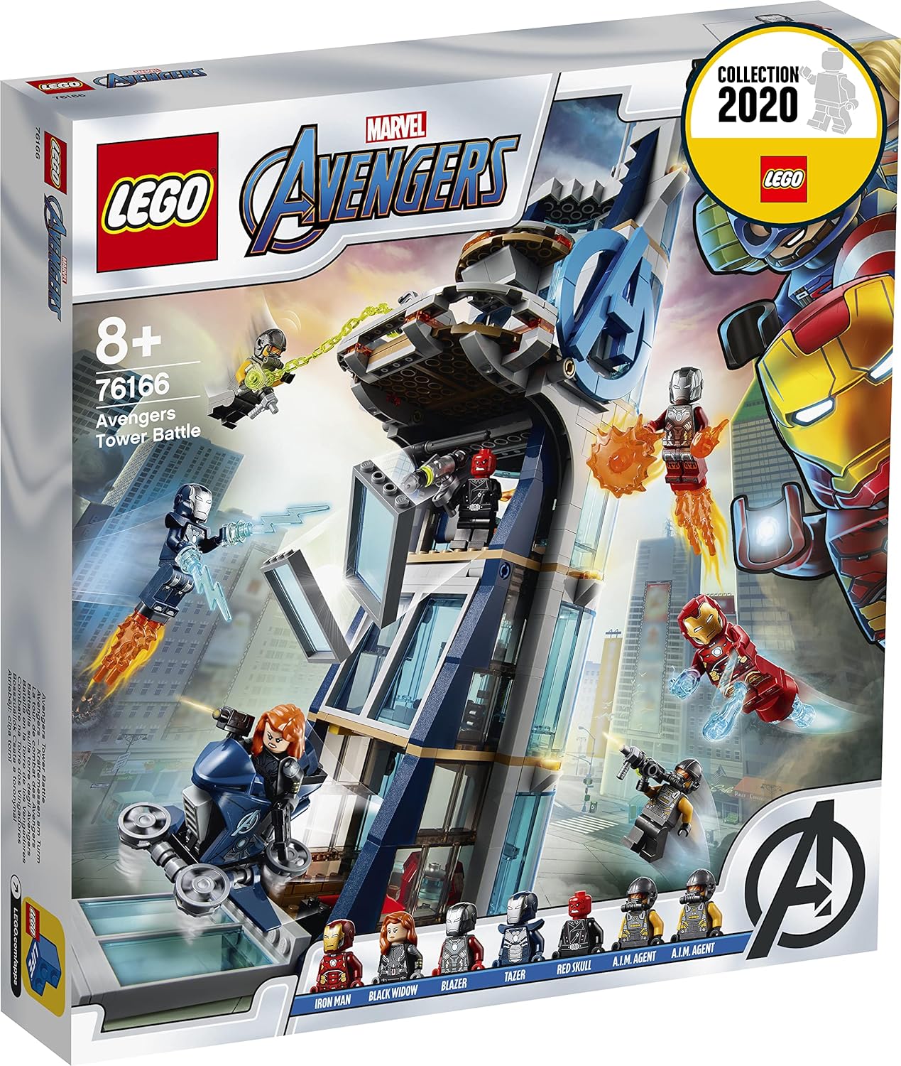 Lego 76166 Marvel Avengers Tower Battle Set with Iron Man, Black Widow & Red Skull