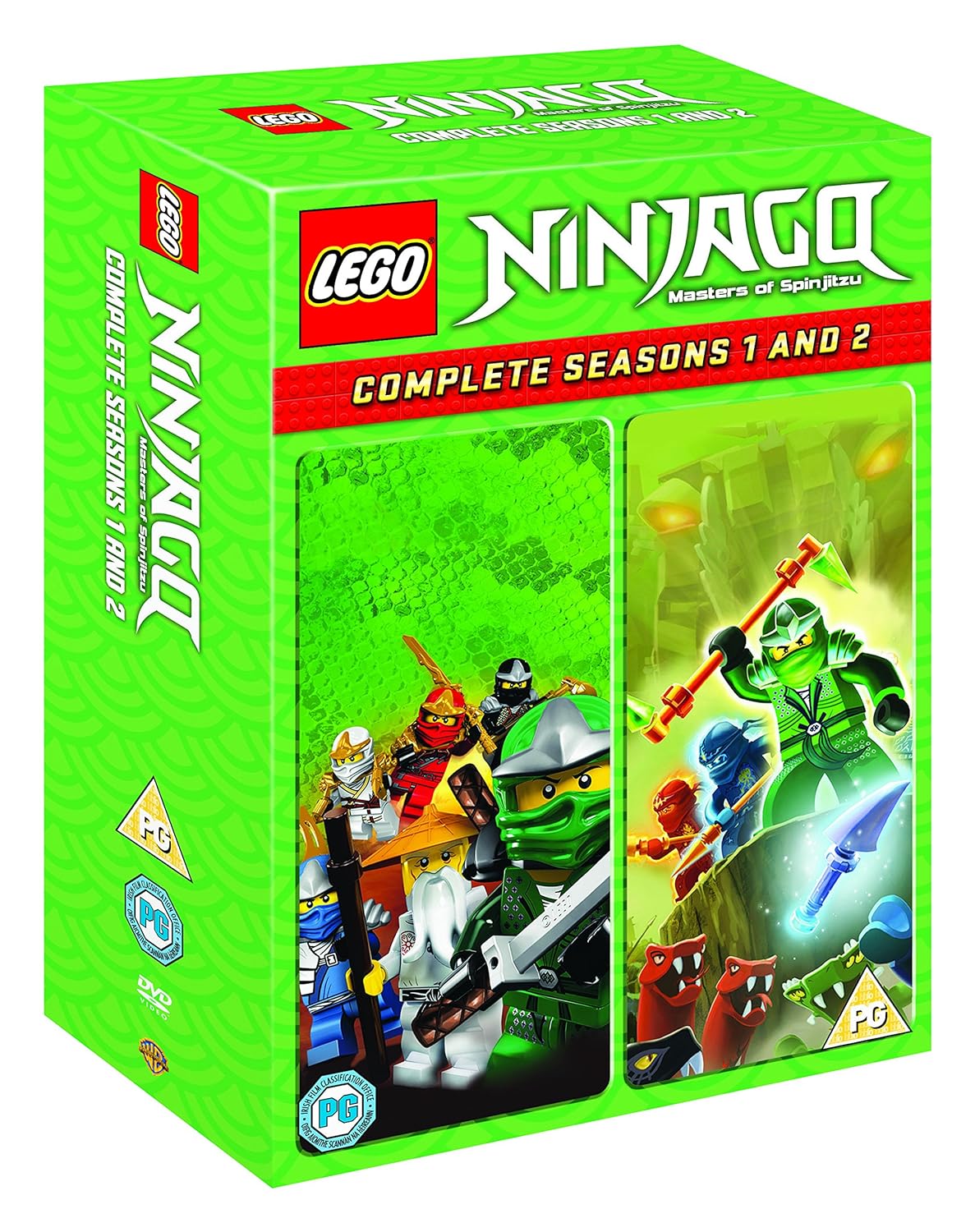 Lego Ninjago: Masters of Spinjitsu Complete Season 1-2 [DVD] [2015]